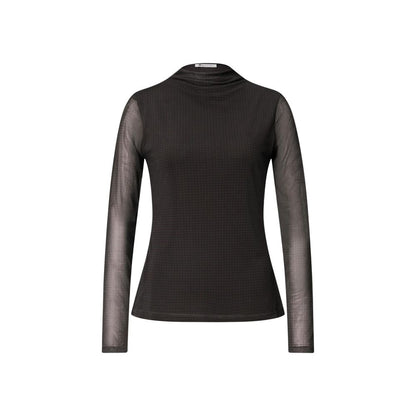 Bicolor Polyester Long Sleeve T-Shirt