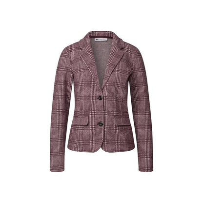 Purple Polyester Blazer