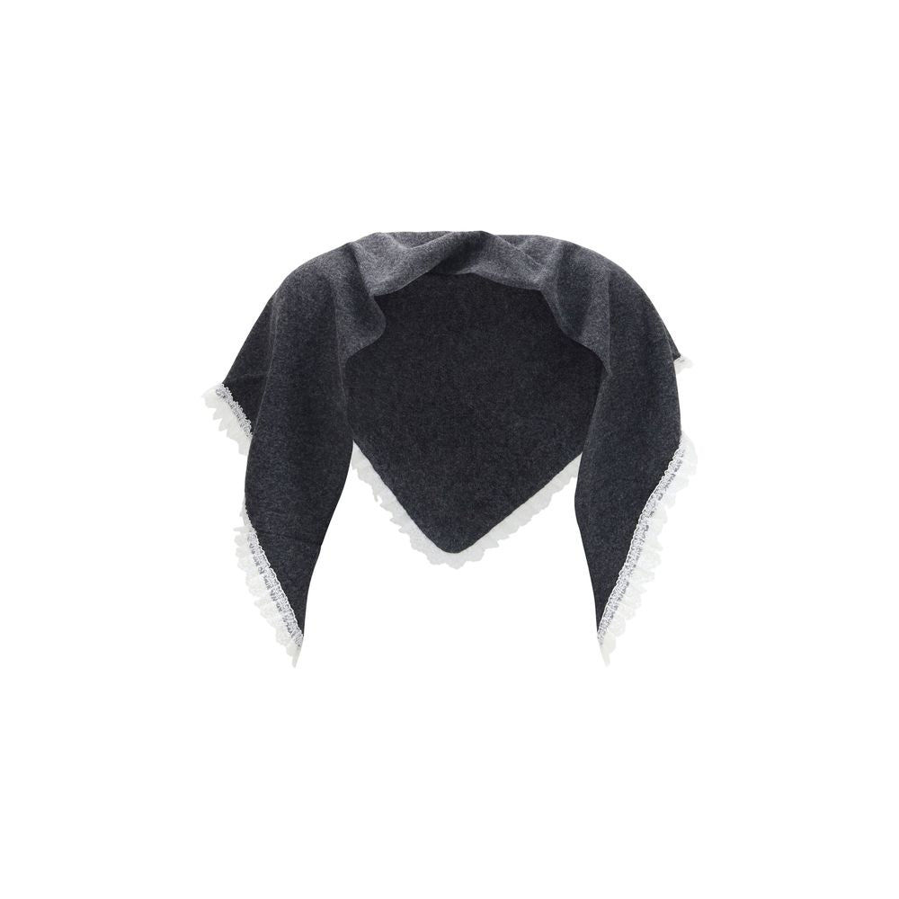 Gray Wool Oves Aries Scarf
