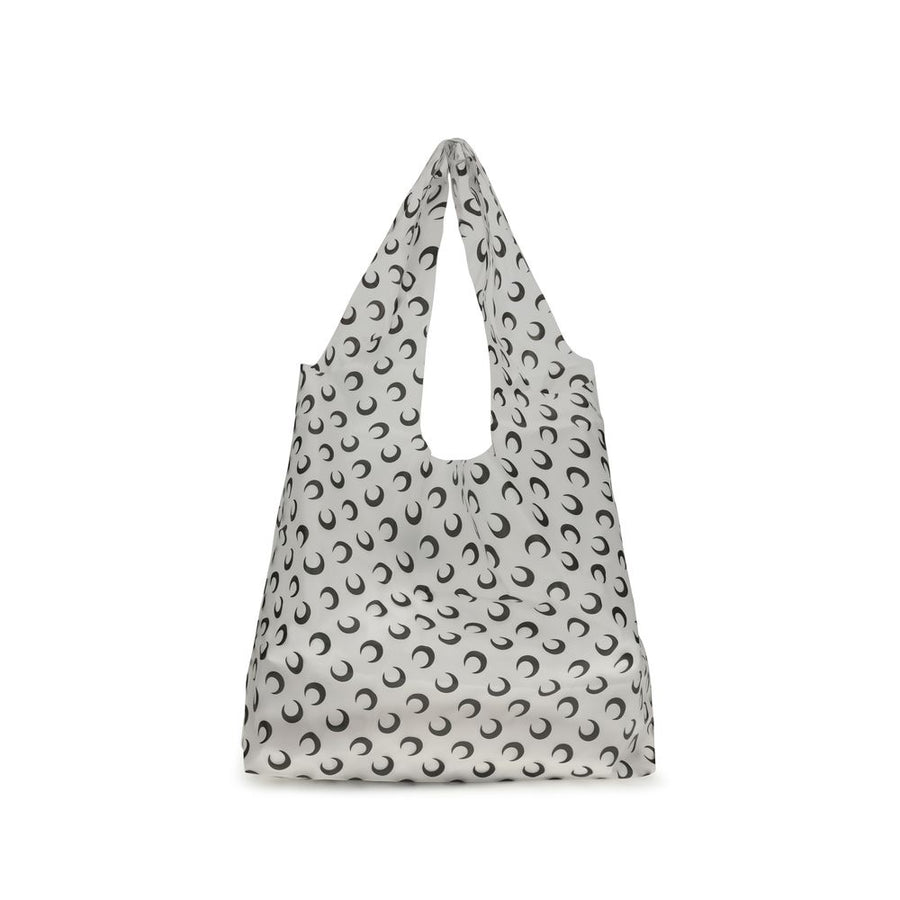 White Polyurethane Shoulder Bag