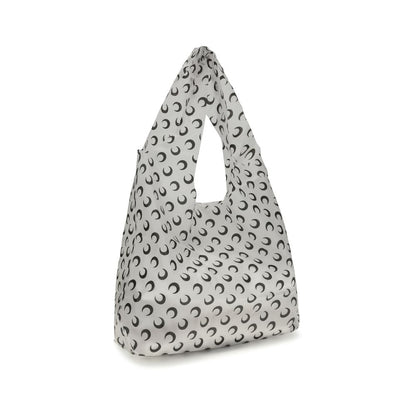 White Polyurethane Shoulder Bag