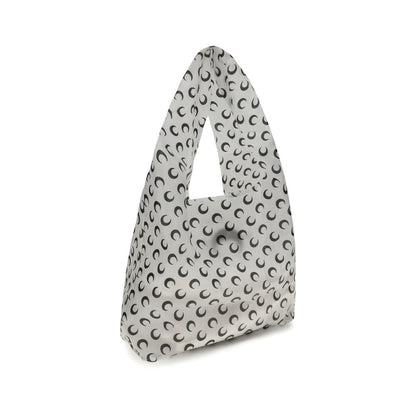 White Polyurethane Shoulder Bag