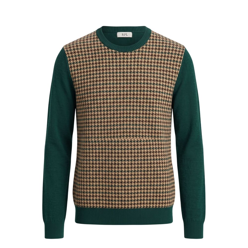 Green Wool Men's Sweater