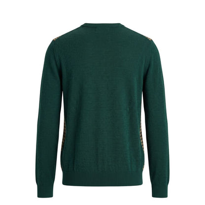 Green Wool Men's Sweater