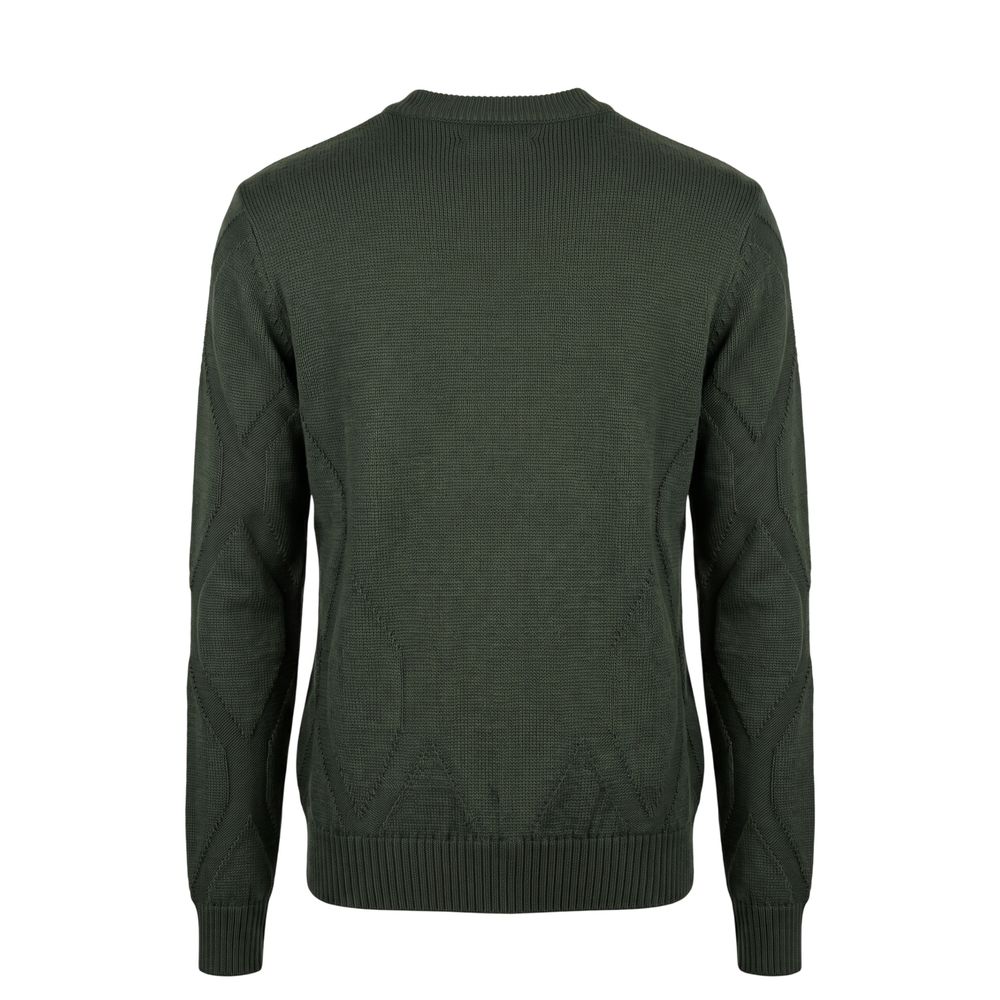 Green Wool Men's Sweater