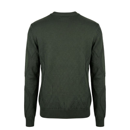 Green Wool Men's Sweater