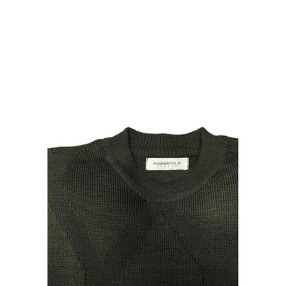 Green Wool Men's Sweater