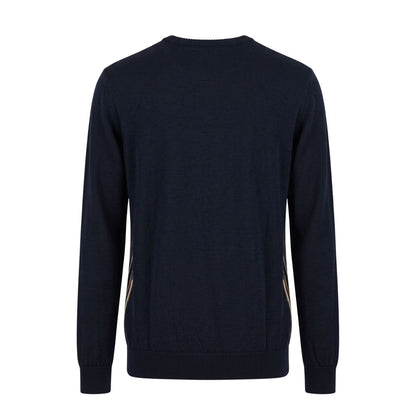 Blue Wool Men's Sweater