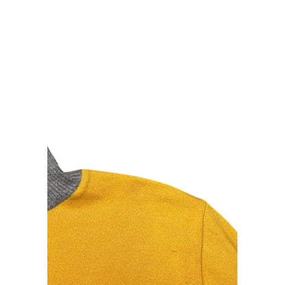 Yellow Wool Men's Sweater