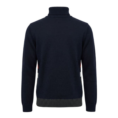Green Wool Men Sweater