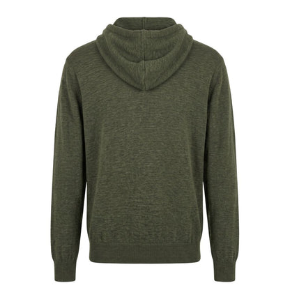 Green Wool Men's Sweater