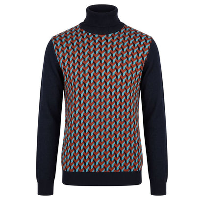 Red Wool Men's Sweater