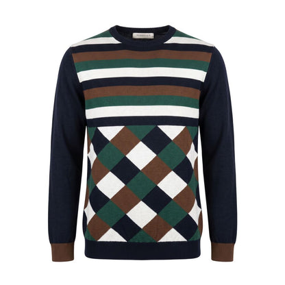 Blue Wool Men's Sweater