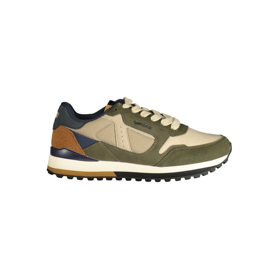 Beige Polyurethane Men Sneaker