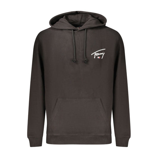 Black Cotton Men's Sweatshirt