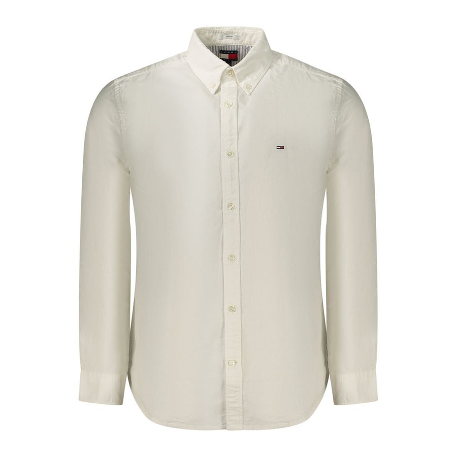 White Cotton Men's Shirt