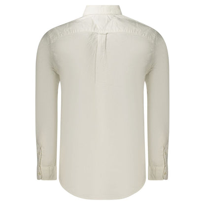White Cotton Men's Shirt