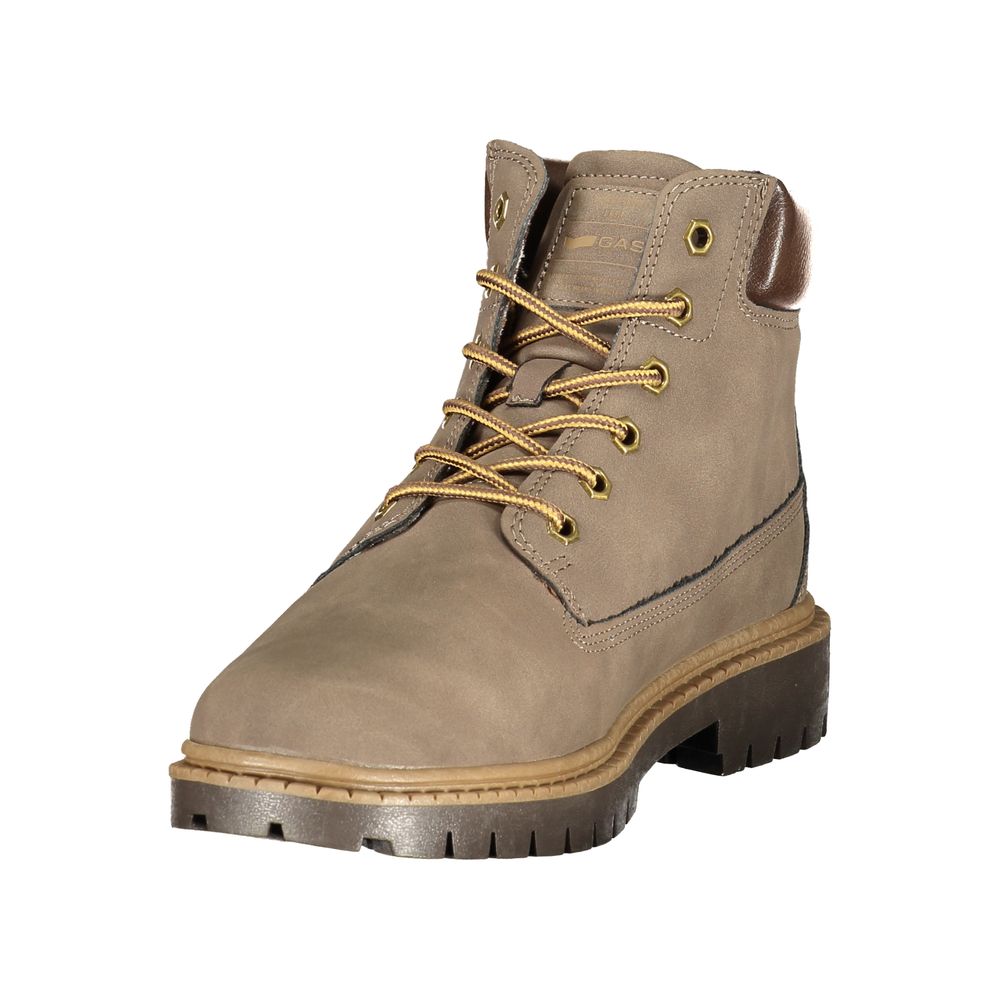 Brown Polyurethane Men's Boot