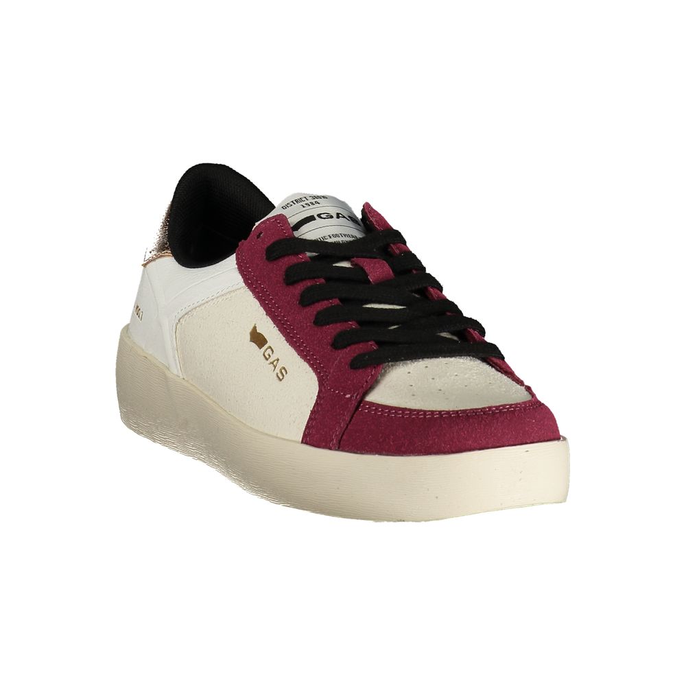 White Polyurethane Women's Sneaker