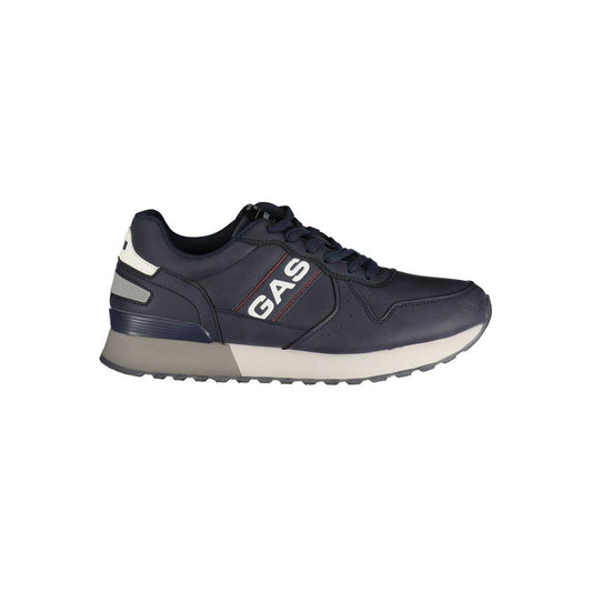 Blue Polyurethane Men's Sneaker