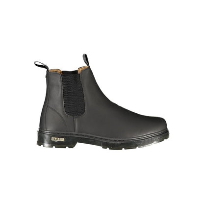 Nero Poliuretano Uomo Stivaletto