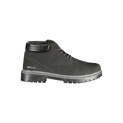 Black Polyurethane Men's Boot
