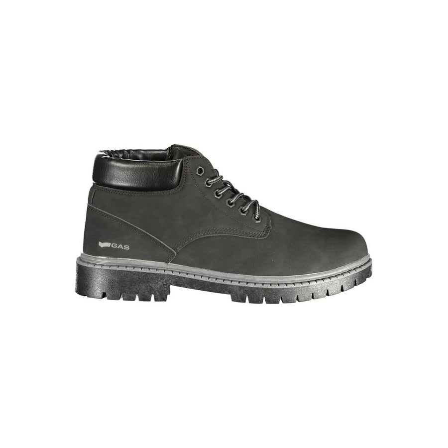 Black Polyurethane Men's Boot