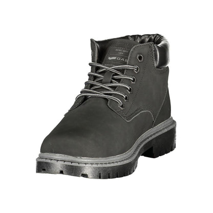 Black Polyurethane Men's Boot