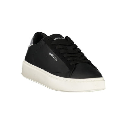 Black Polyurethane Womens Sneaker