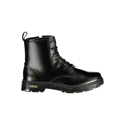 Nero Polyurethane Women's Stivaletti