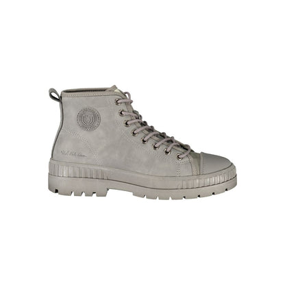 Gray Polyurethane Women's Boot