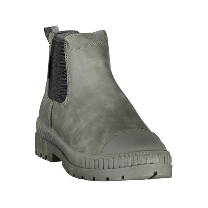 Grey Polyurethane Men's Boot