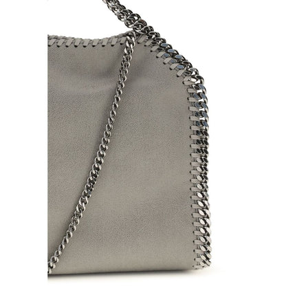 Gray Polyester Handbag