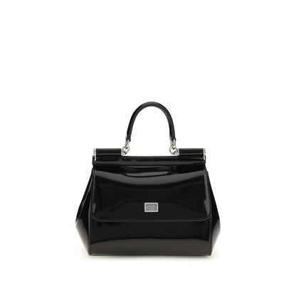 Black Calf Leather Bos Taurus Handbag
