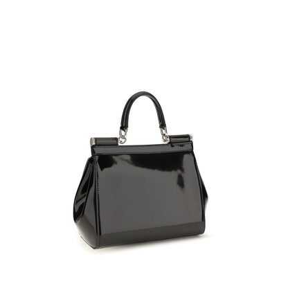 Black Calf Leather Bos Taurus Handbag