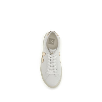 White Calf Leather Bos Taurus Low Top Sneakers