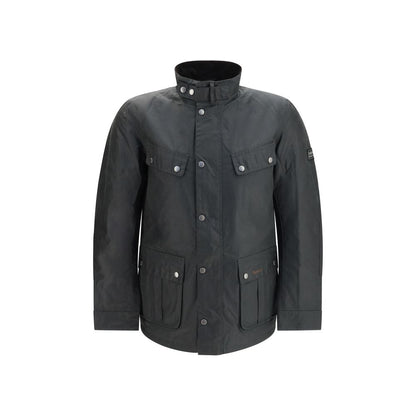 Bicolor Cotton Shell Jacket