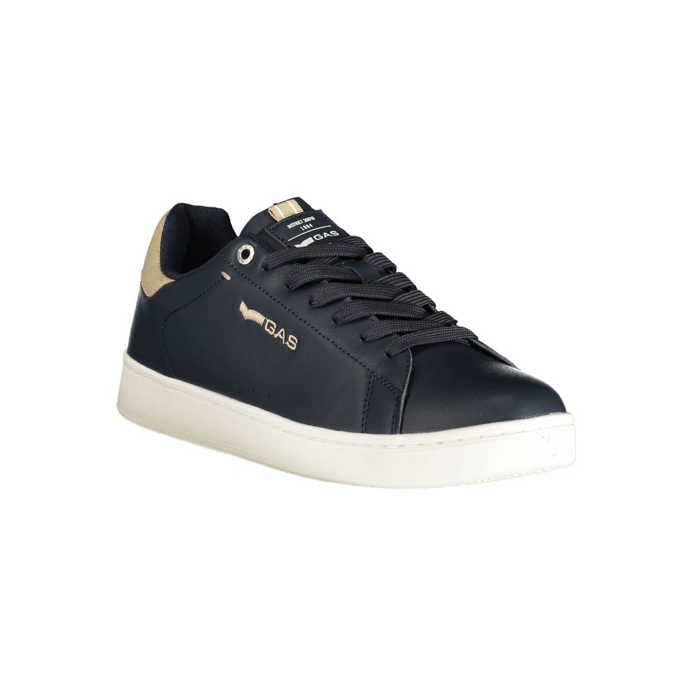 Blu Polyurethane Men's Sneaker