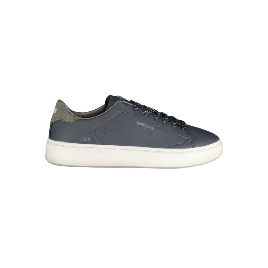Blue Polyurethane Men's Sneaker