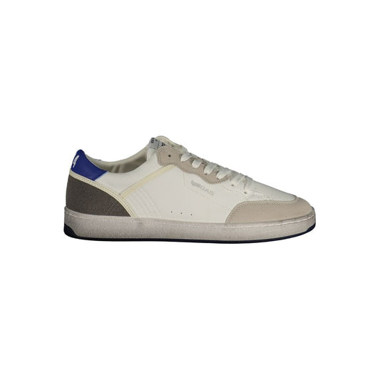 White Polyurethane Men's Sneaker