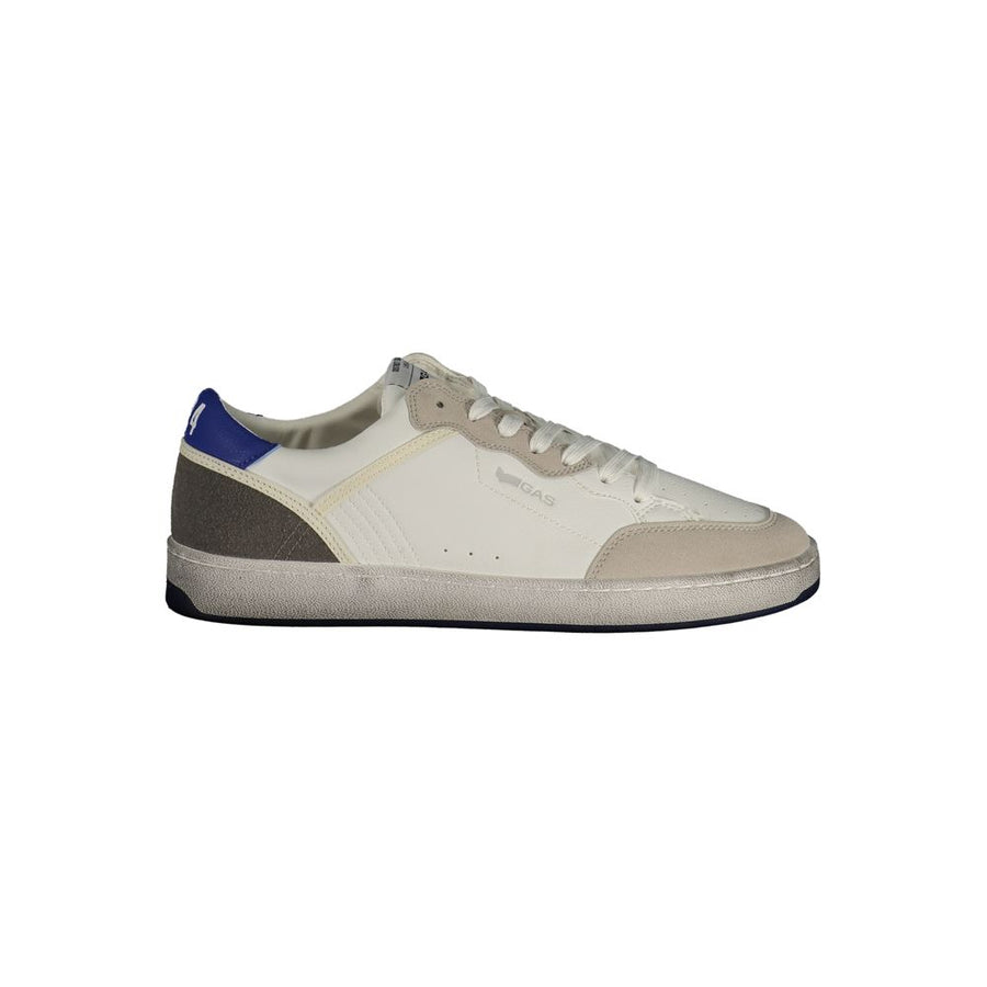 White Polyurethane Men's Sneaker