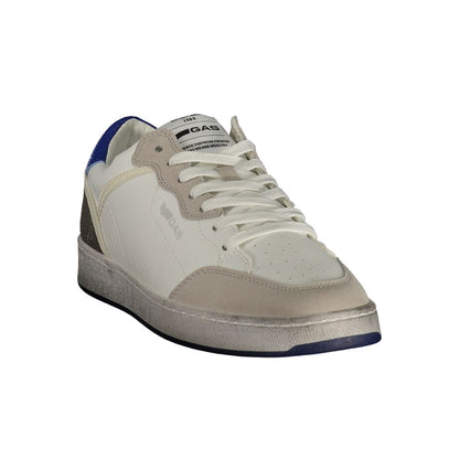 White Polyurethane Men's Sneaker