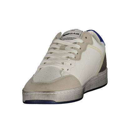 White Polyurethane Men's Sneaker