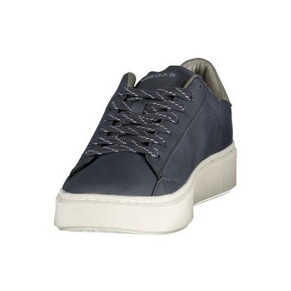 Blue Polyurethane Men's Sneaker