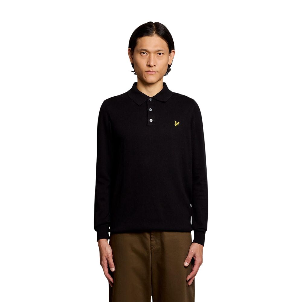 Black Cotton Sweatshirt