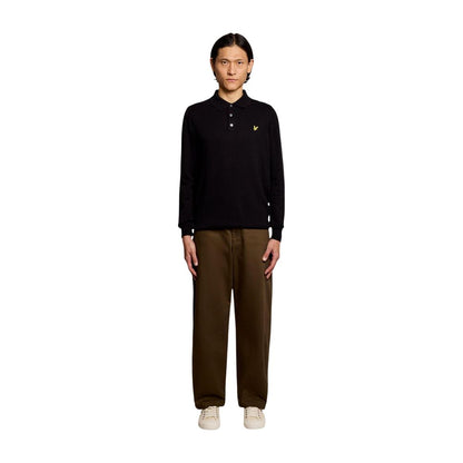 Black Cotton Sweatshirt