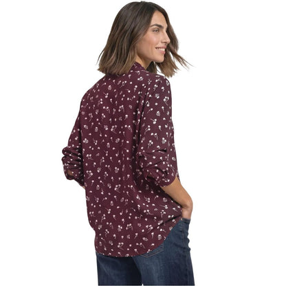 Bordeaux Viscose Blouse