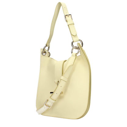 Yellow Leather Shoulder Bag