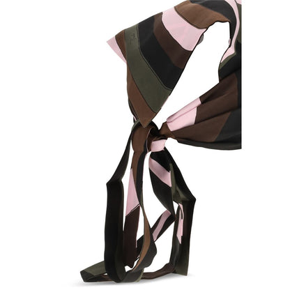 Multicolor Silk Foulard