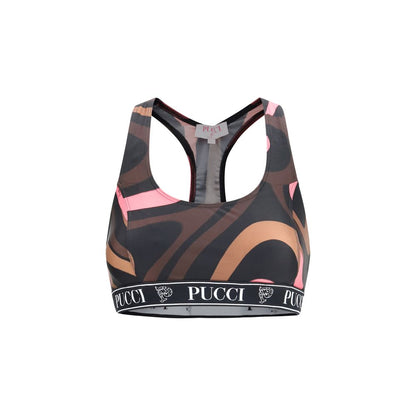 Multicolor Polyamide Sport Bra